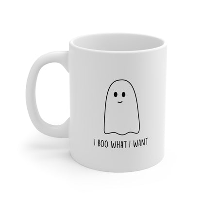 I Boo What I Want Coffee Mug 11oz