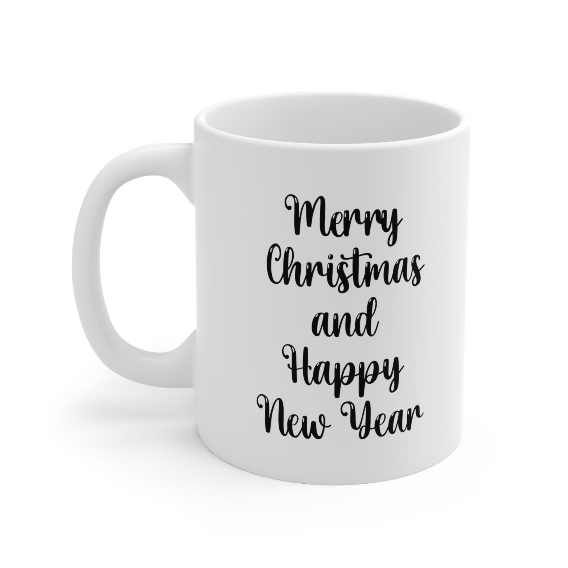 Merry Christmas and Happy New Year Coffee Mug