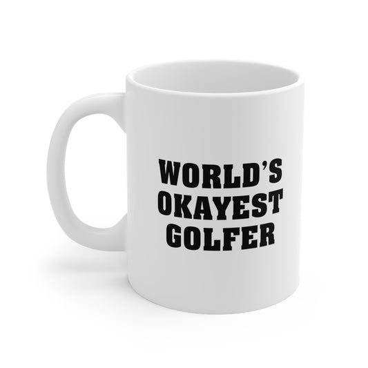 World's Okayest Golfer Coffee Mug