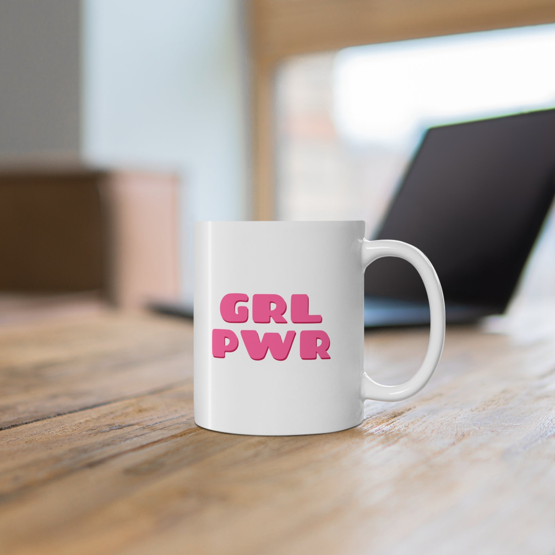 Grl Power Coffee Ceramic Mug 11oz