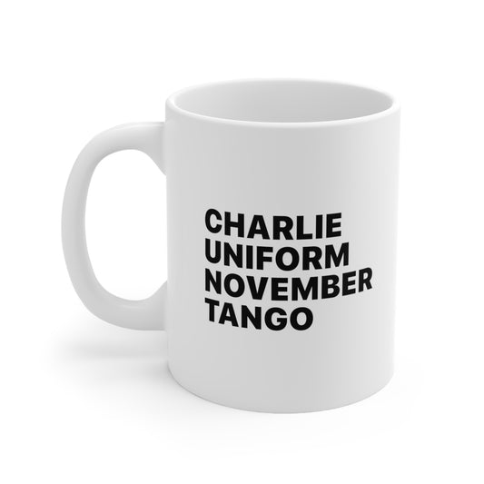 Charlie Uniform November Tango Coffee Mug 11oz