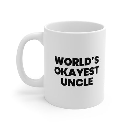 World's Okayest Uncle Coffee Mug