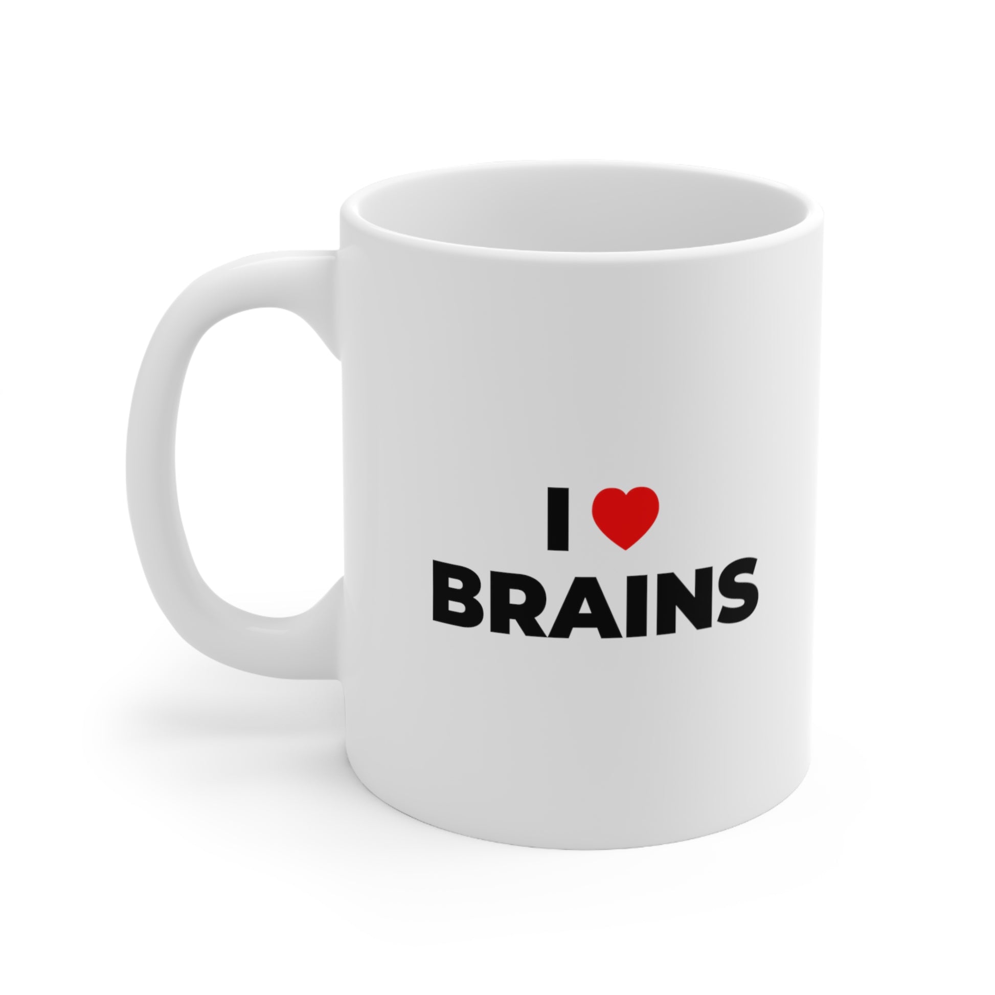 I Love Brains Coffee Mug