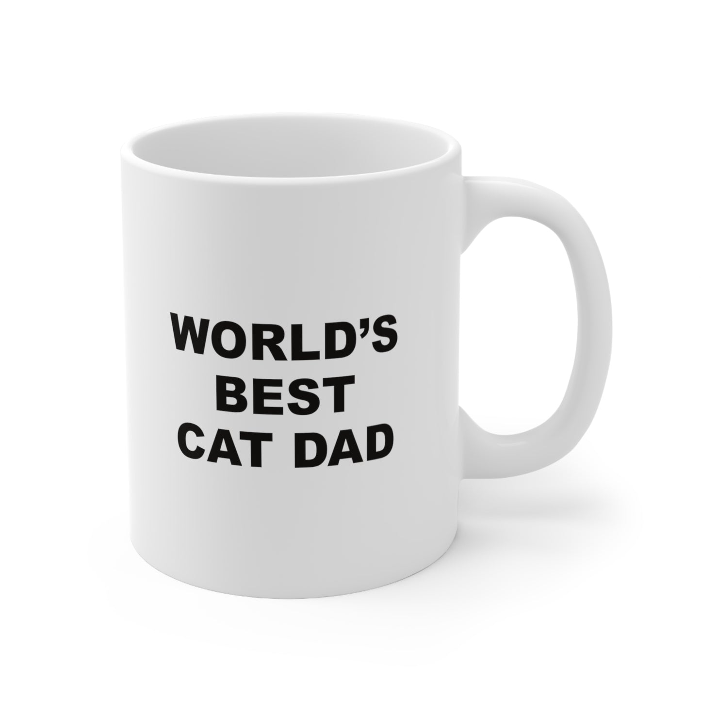 Worlds Best Cat Dad Coffee Mug 11oz