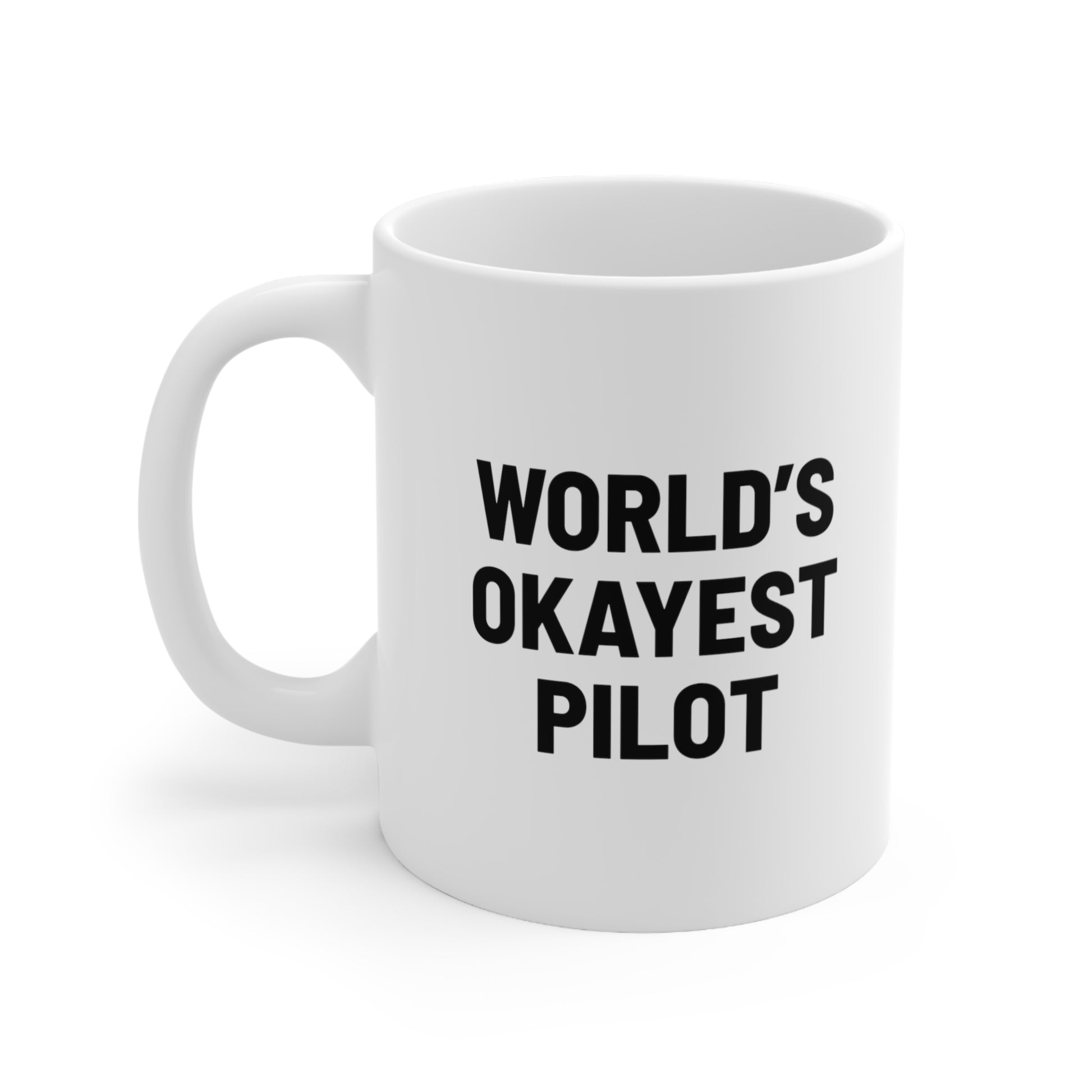 World's Okayest Pilot Coffee Mug