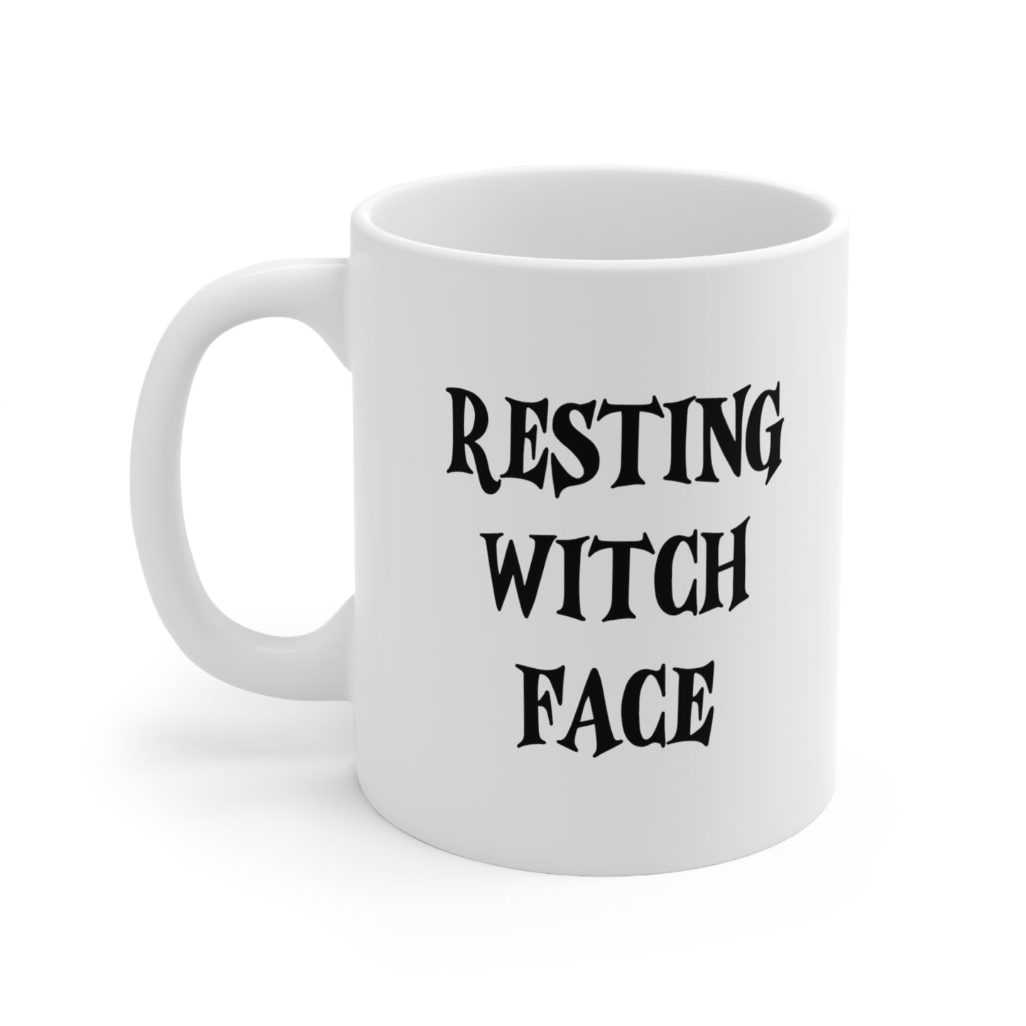Resting Witch Face Coffee Mugs 11oz
