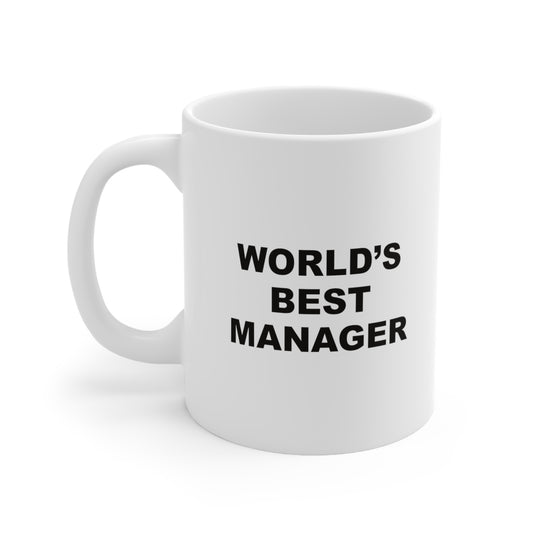 Worlds Best Manager Coffee Mug