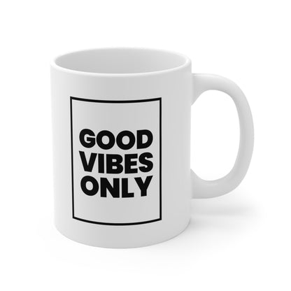 Good Vibes Only Coffee Mug 11oz Jolly Mugs