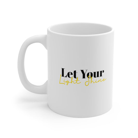 Let Your Light Shine Mug Coffee 11oz Jolly Mugs