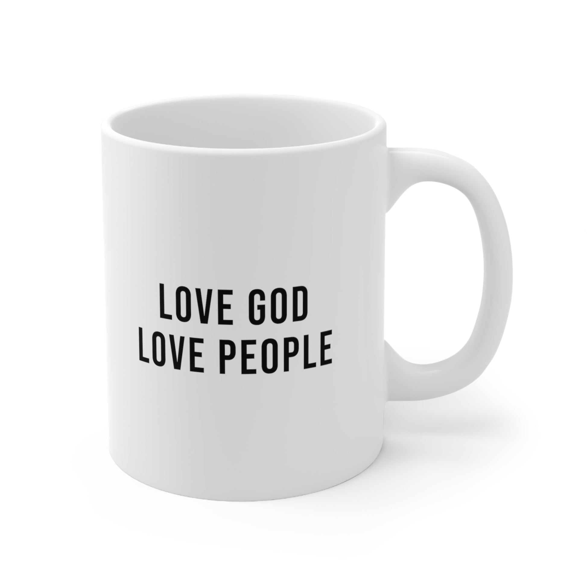 Love God Love People Coffee Mug 11oz Jolly Mugs