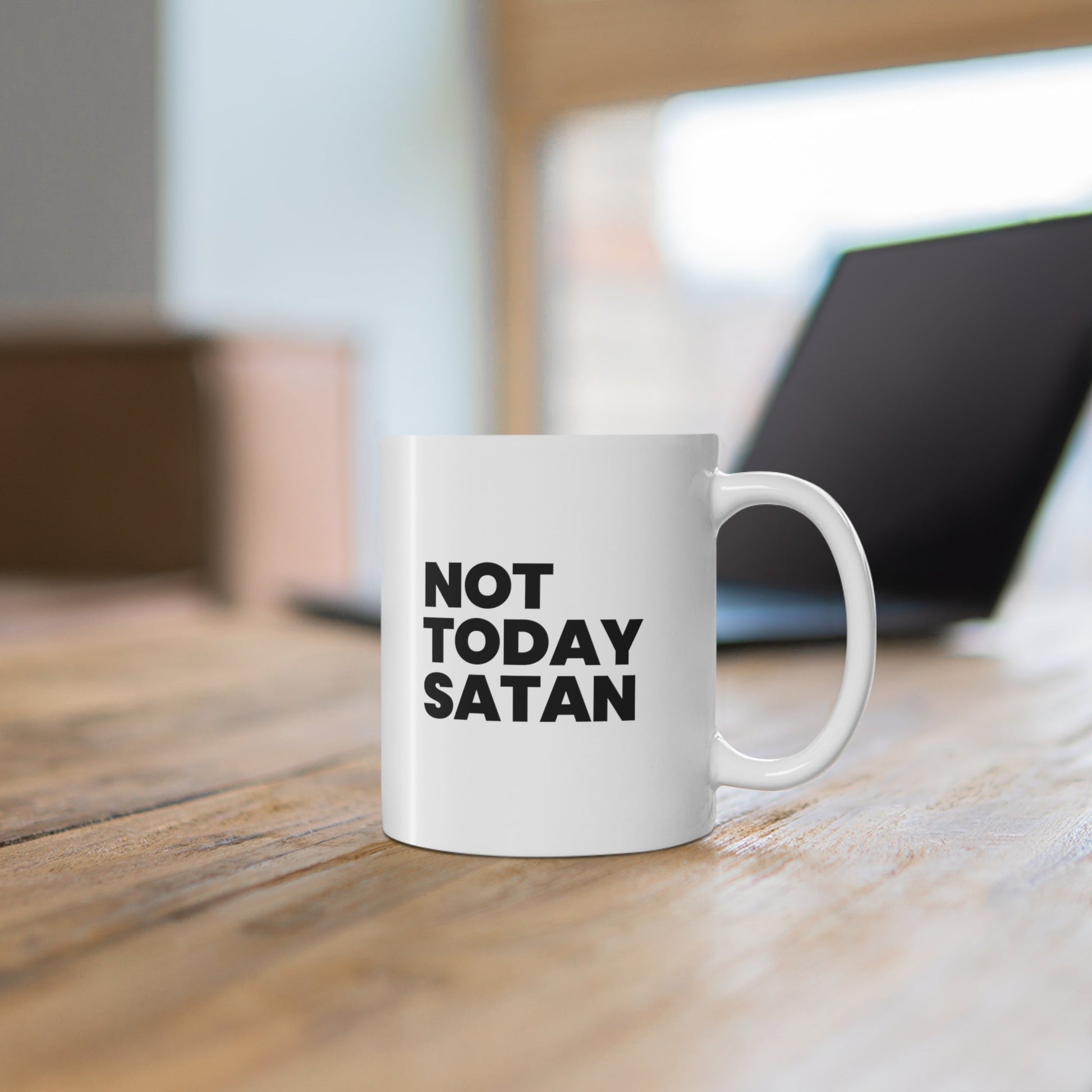 Not Today Satan Coffee Mug 11oz Jolly Mugs