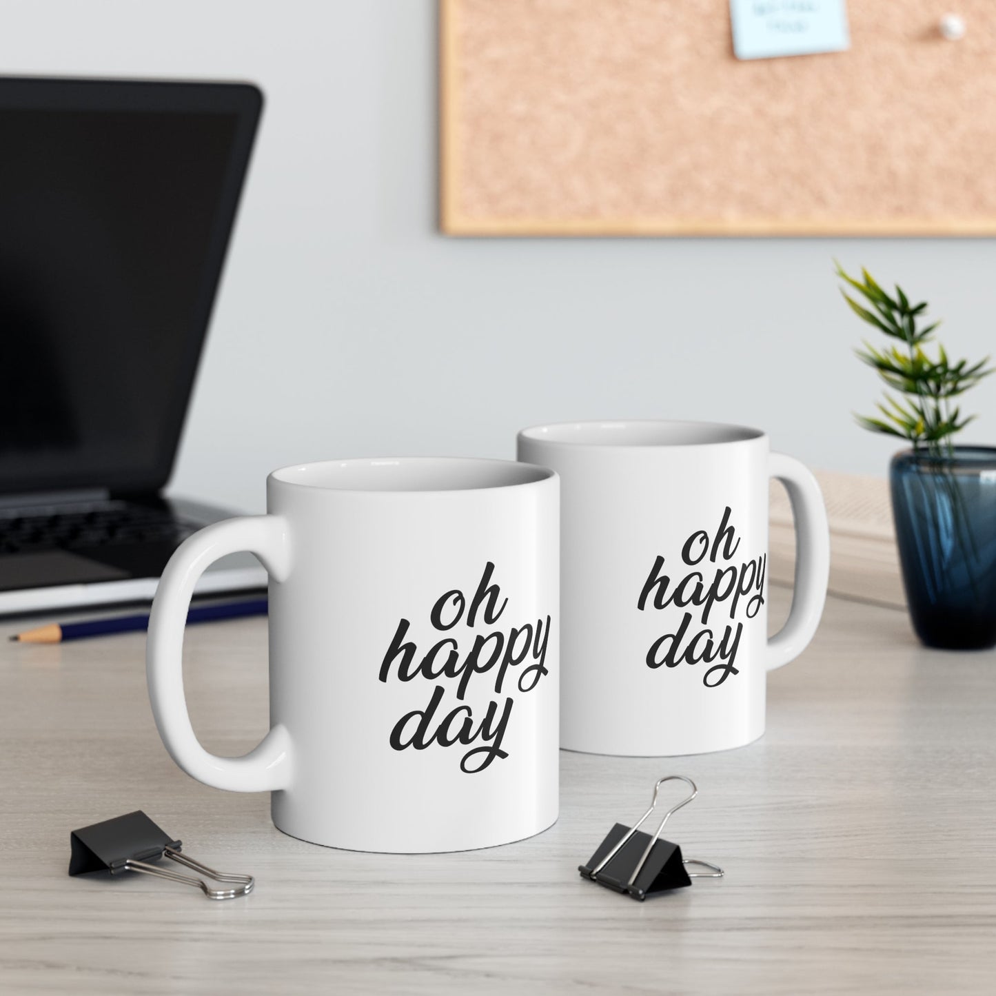 Oh Happy Day Mug Coffee 11oz Jolly Mugs