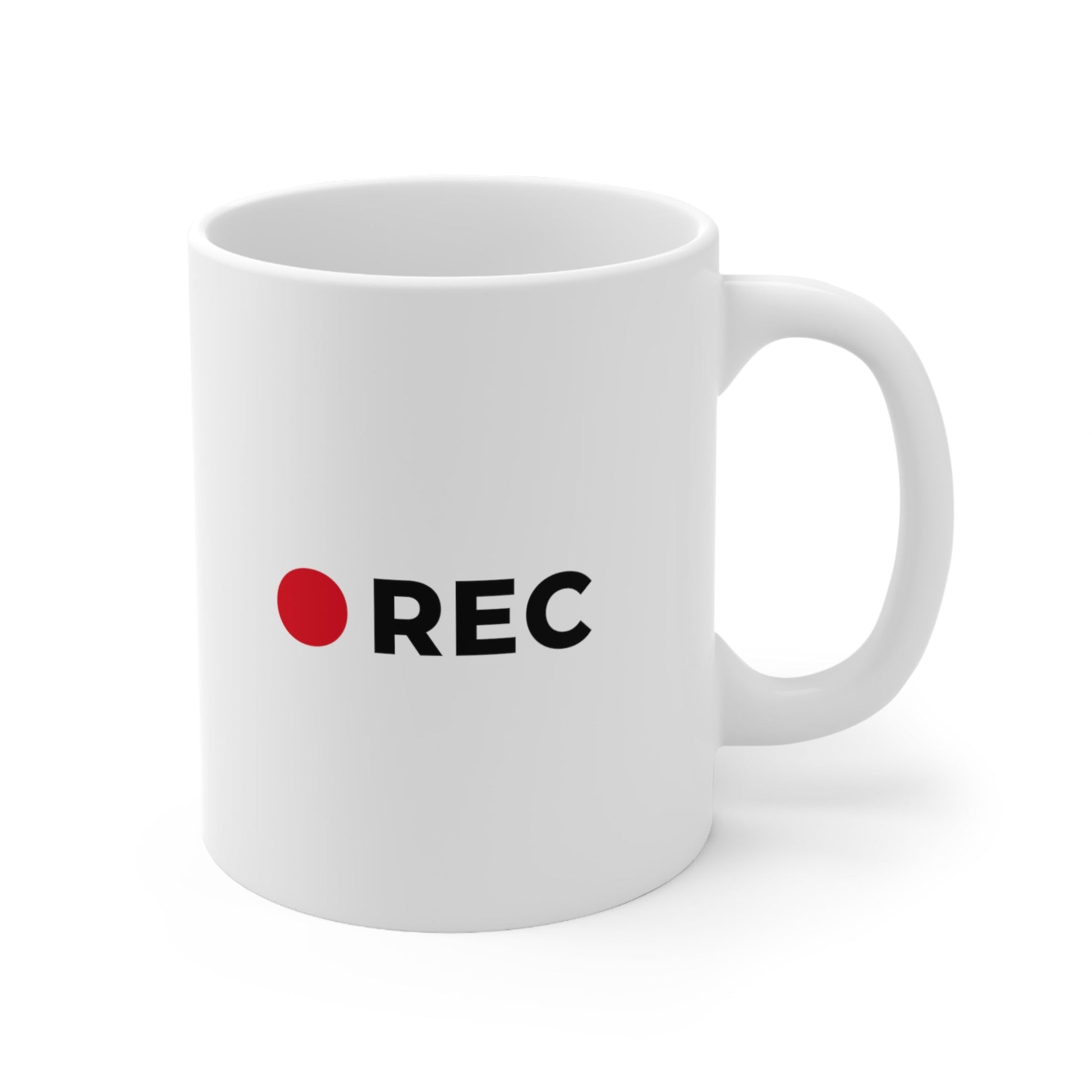 Rec Recording Sign Coffee Mug 11oz Jolly Mugs