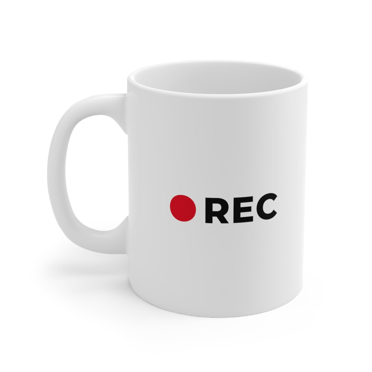 Rec Recording Sign Coffee Mug 11oz Jolly Mugs