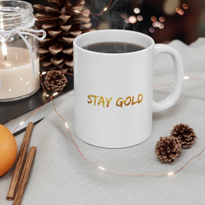 Stay Gold Mug Coffee 11oz Jolly Mugs