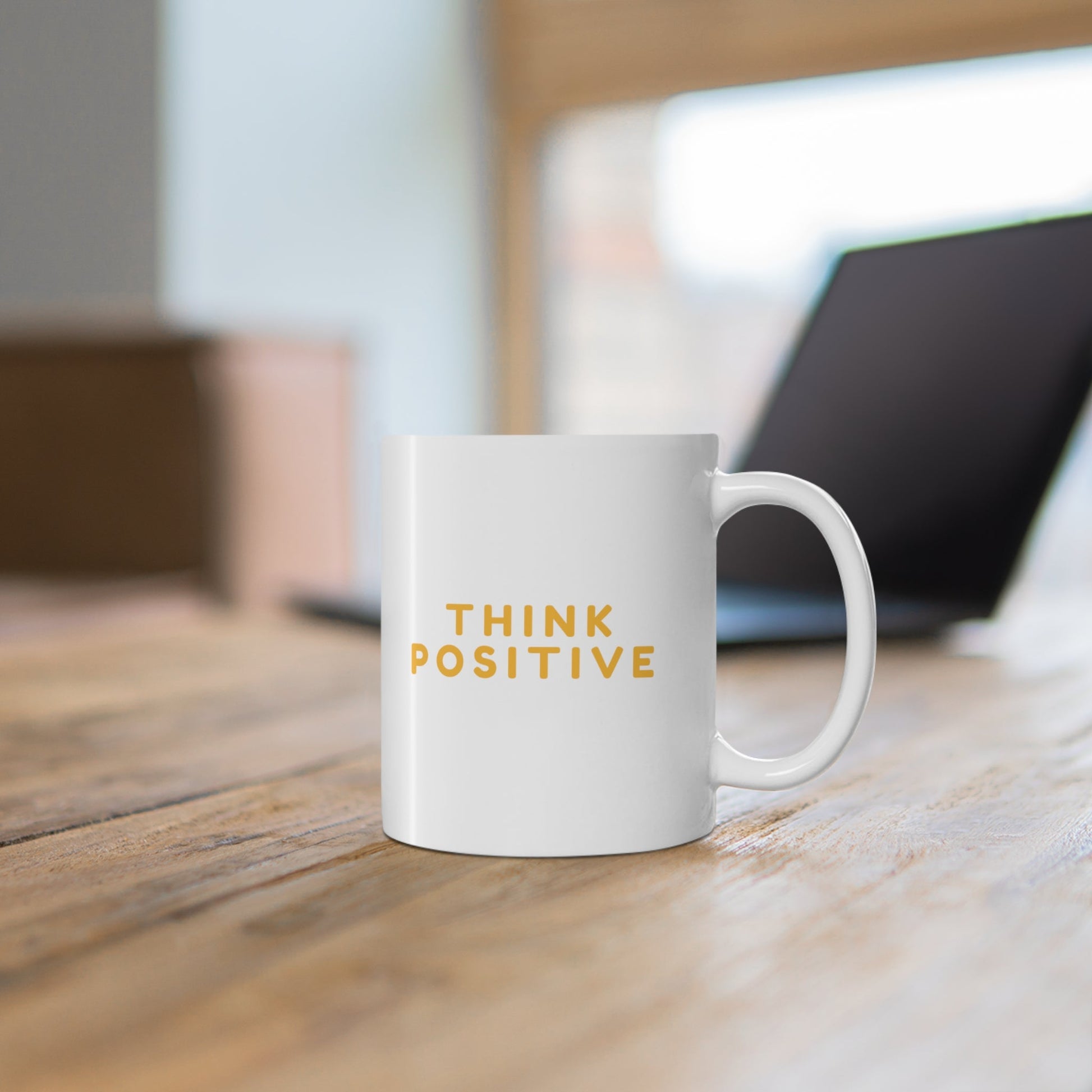 Think Positive Mug Coffee 11oz Jolly Mugs